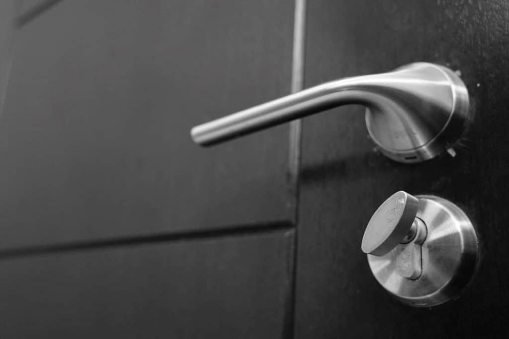Close-up Photography of Gray Stainless Steel Door Lever and Lock