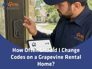 Grapevine Rental Home Access Code Review - My Local Locksmith - My Local Locksmith How Often Should I Change Codes on a Grapevine Rental Home? A locksmith reviews keypad access