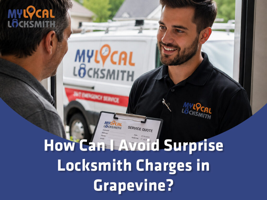Avoid surprise locksmith charges in Grapevine with an upfront quote from a licensed technician