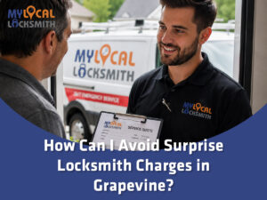 Avoid Surprise Locksmith Charges in Grapevine - My Local Locksmith - My Local Locksmith Avoid surprise locksmith charges in Grapevine with an upfront quote from a licensed technician